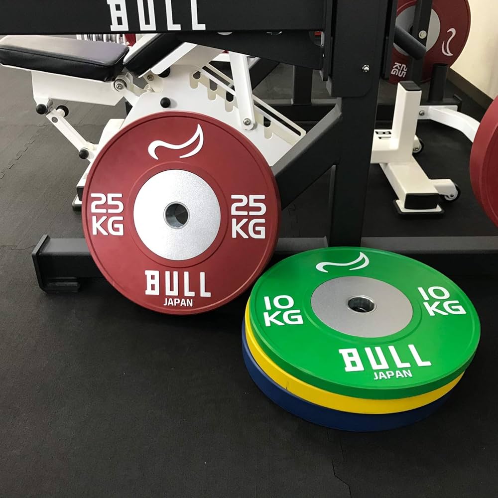Amazon | BULL Φ50mmバンパープレート20kg（青色）（2枚