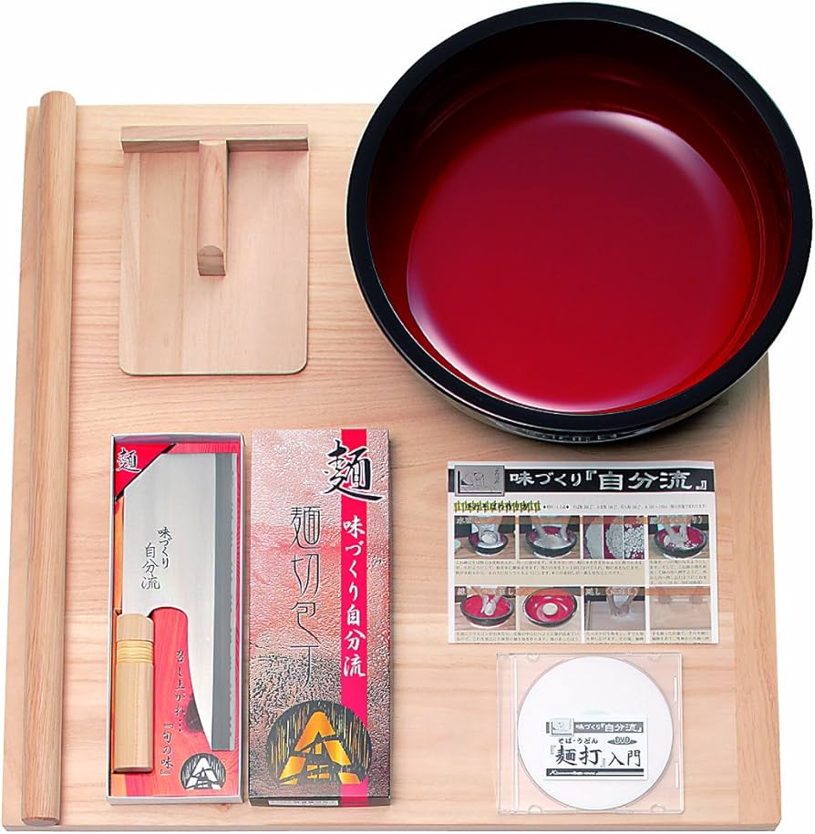 Amazon｜豊稔 家庭用麺打セットA そば・うどん麺打入門DVD付 A-1230