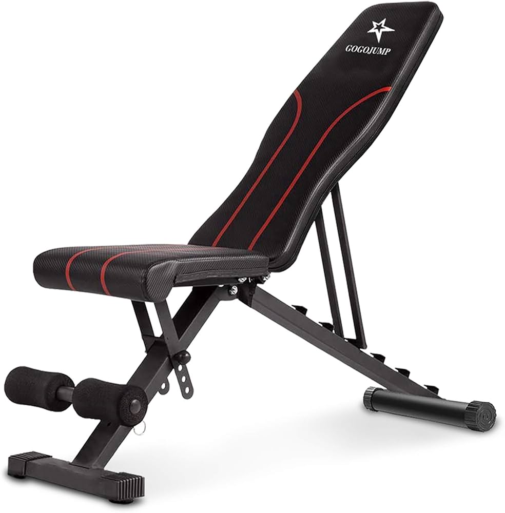 Amazon.co.jp: GOGOJUMP トレーニングベンチ 家庭用 折りたたみ式