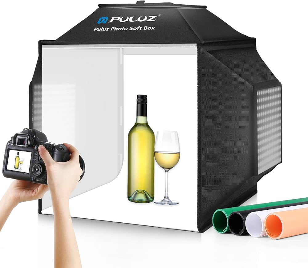 Amazon | PULUZ 撮影ボックス 40cm折りたたみ式撮影ブース 物撮り用