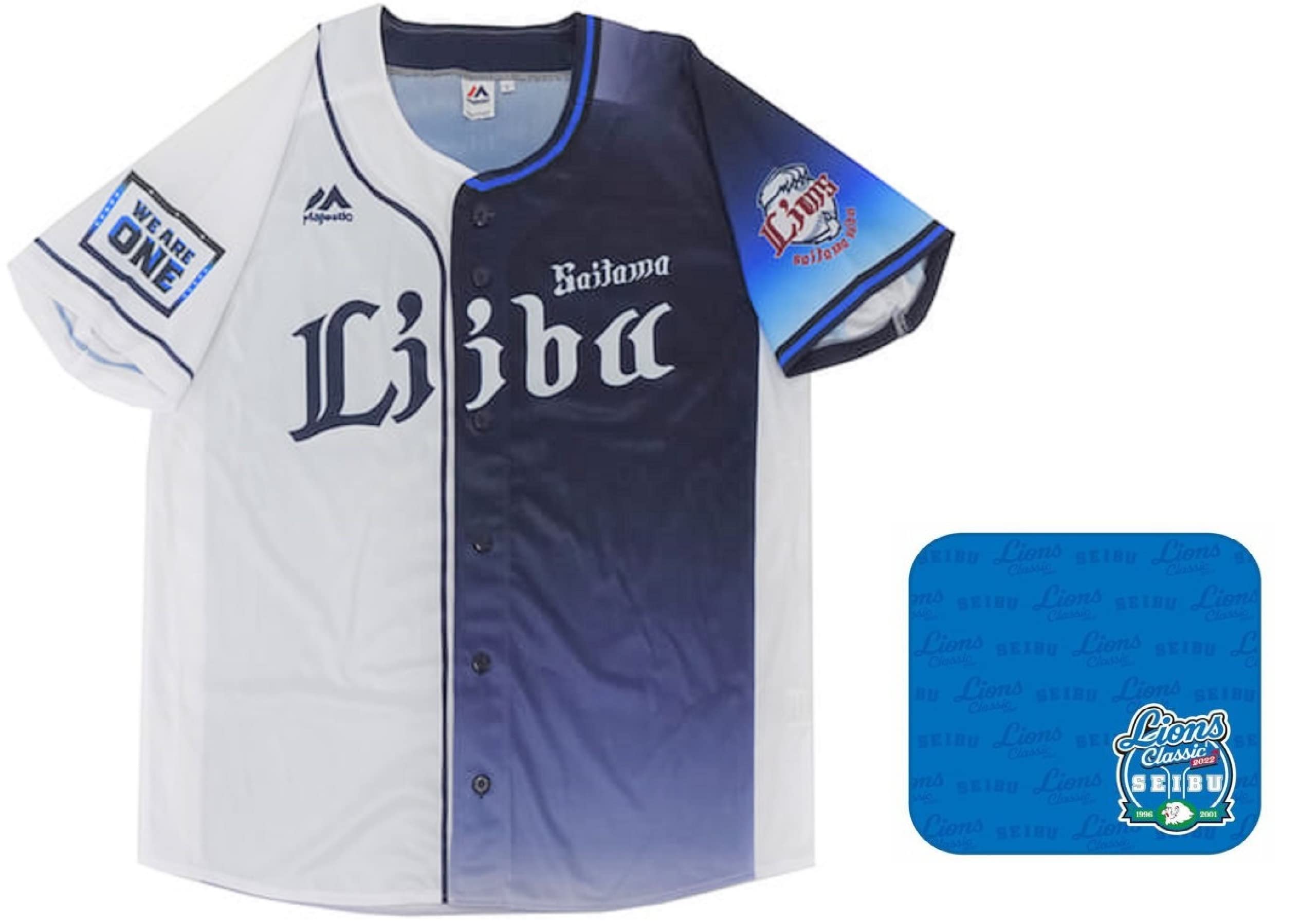 Amazon.co.jp: 西武 ライオンズ ユニフォーム ハーフ＆ハーフ