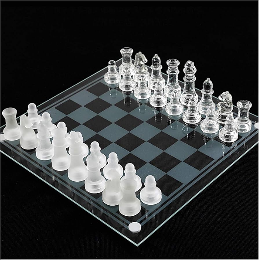 Amazon.co.jp: ンスタイル 国際チェス クリスタル チェスセット