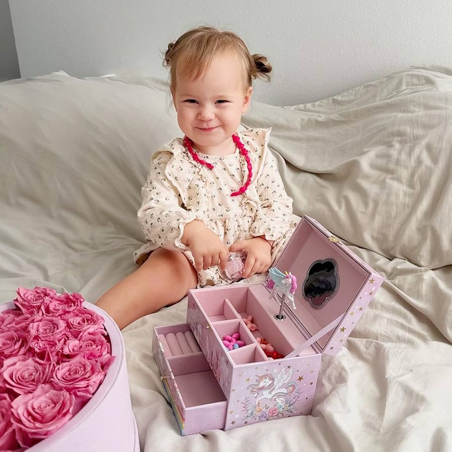 Amazon.com: ProCase Children's Jewelry Box, Kids Jewelry Organizer