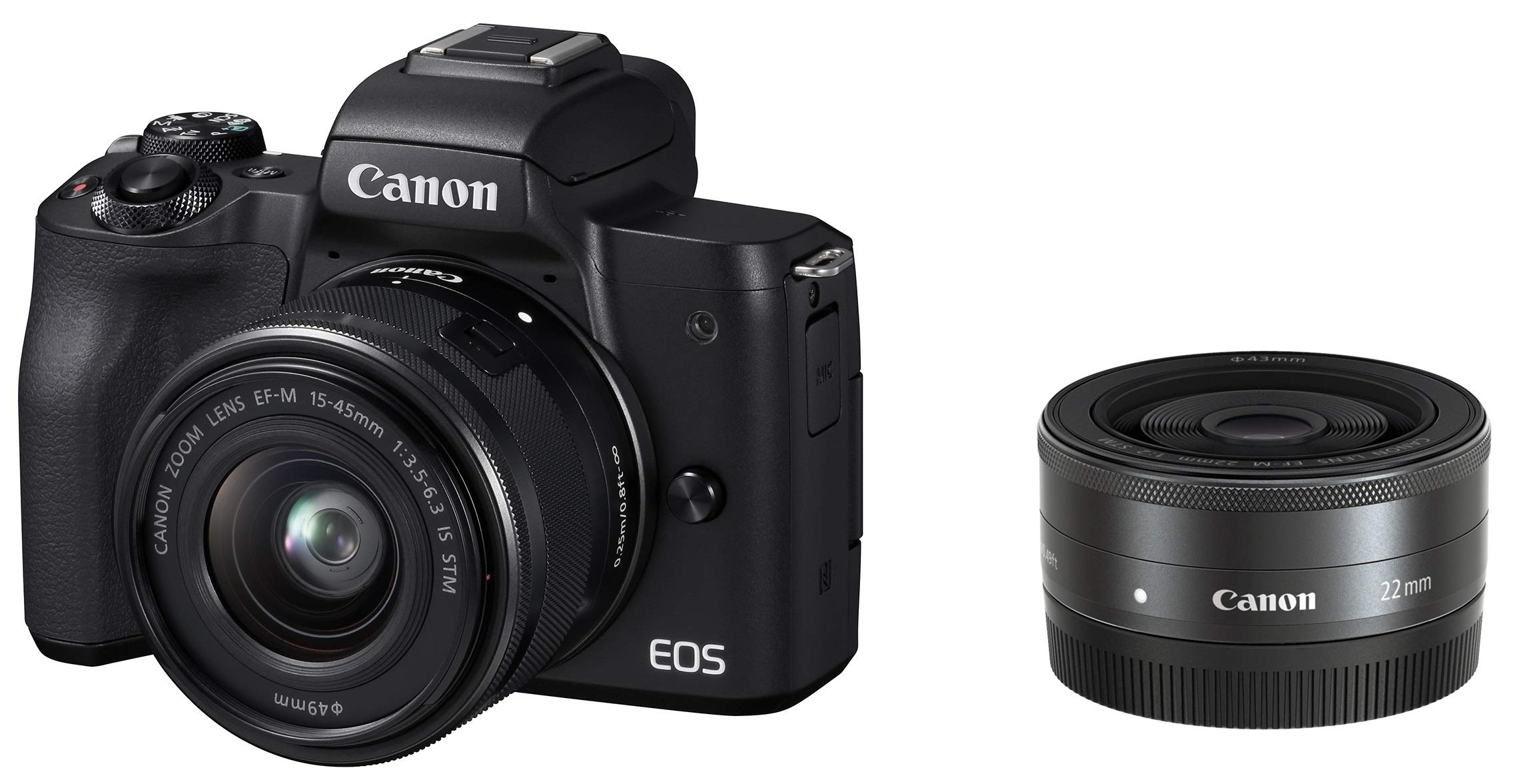Amazon.co.jp: Canon EOSKISSMBK-WLK EOS Kiss M Mirrorless Digital