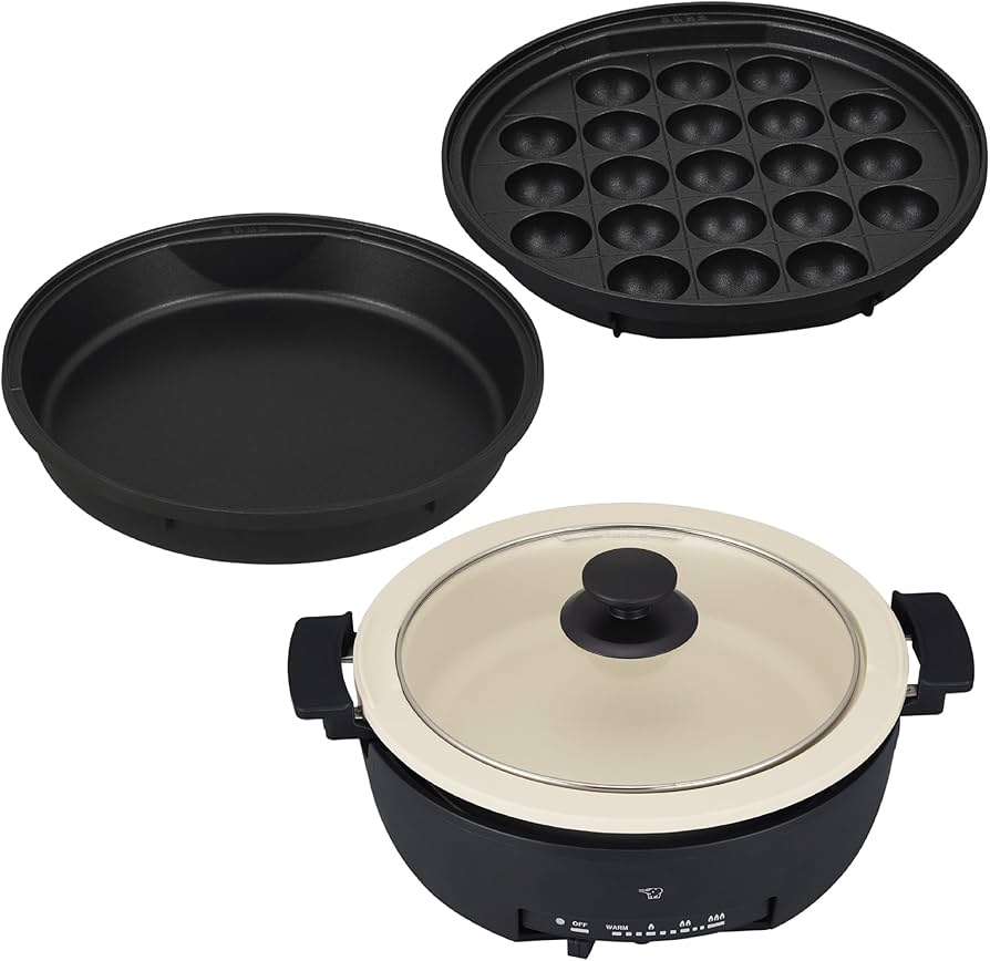 Amazon.co.jp: 象印マホービン グリルなべ 3枚タイプ あじまる 土鍋風