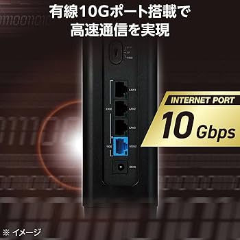 Amazon | エレコム WiFiルーター 無線LAN WiFi7 5765＋2882＋688Mbps