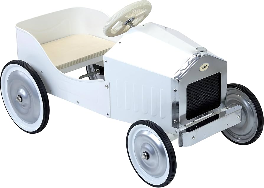Amazon.com: Vilac 1150W Large Pedal Car - Ivory : Toys & Games