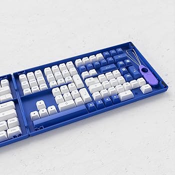 Amazon.co.jp: Akko Blue on White 197キー ASA プロファイル PBT