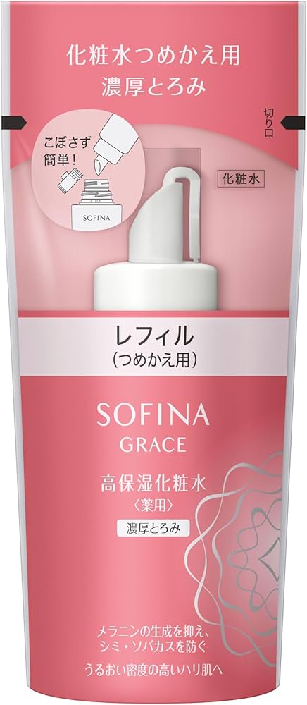 Amazon | ソフィーナグレイス 高保湿化粧水(美白)濃厚とろみ つめかえ