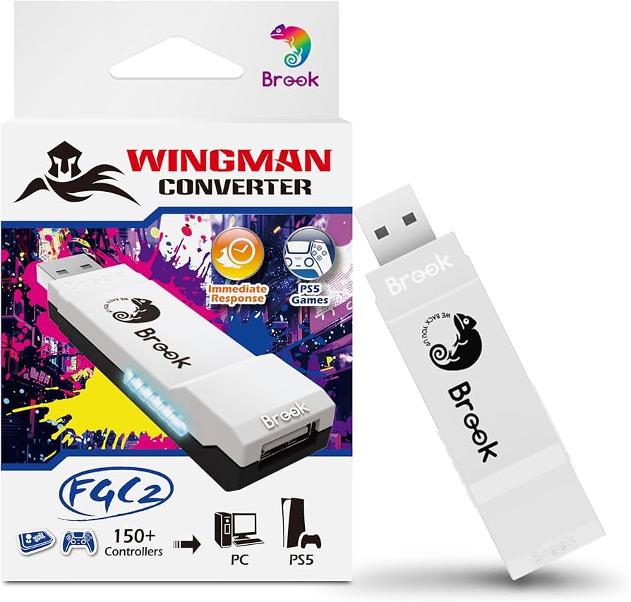 Amazon.com: Brook Wingman FGC2 Converter-Arcade Joystick Adapter