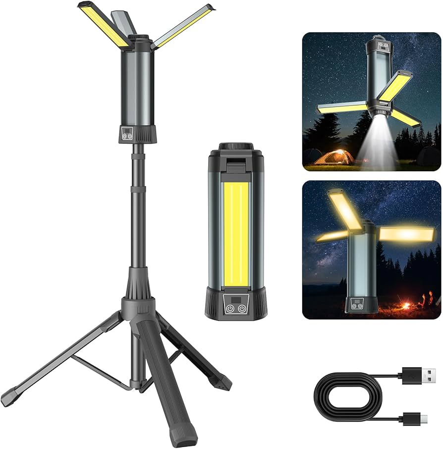 Amazon.co.jp: SUKITEN 投光器 充電式 led 作業灯 200W 屋外 ワーク