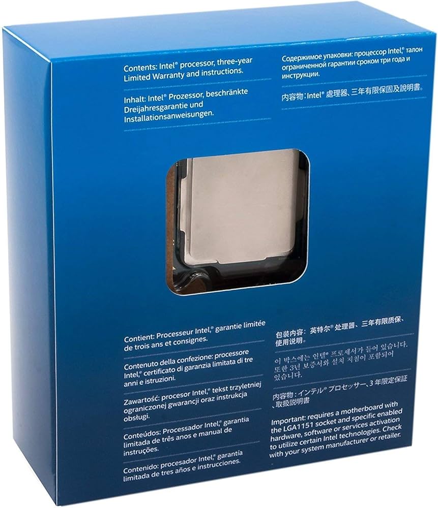 Intel BX80677I77700K 7th Gen Core Desktop Processor i7-7700K