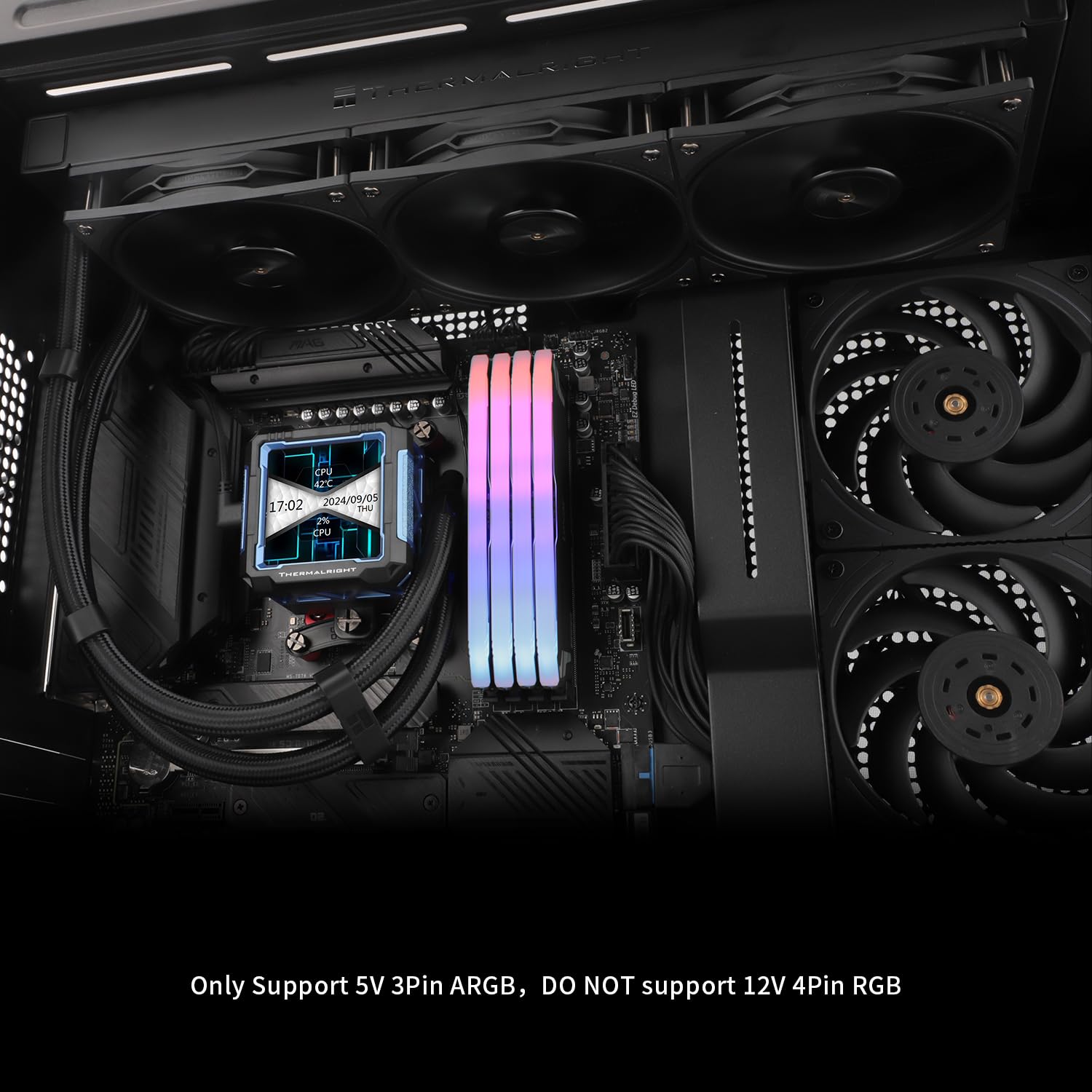 Amazon.co.jp: Thermalright FW PRO 360 ブラック CPU AIOクーラー