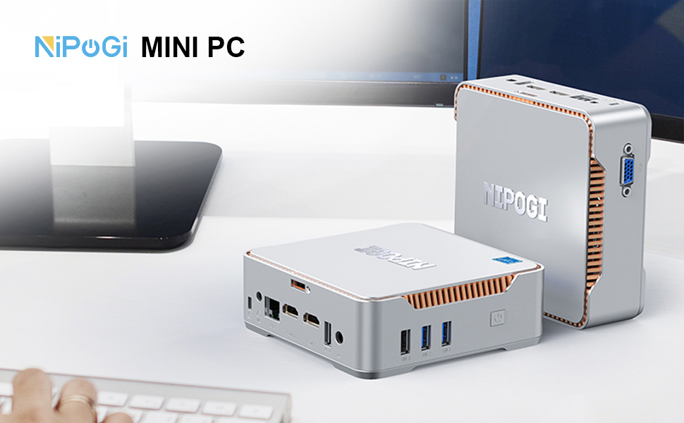 Amazon.co.jp: NiPoGi ミニpc Windows 11 Pro、mini pc 8GB DDR4 256GB