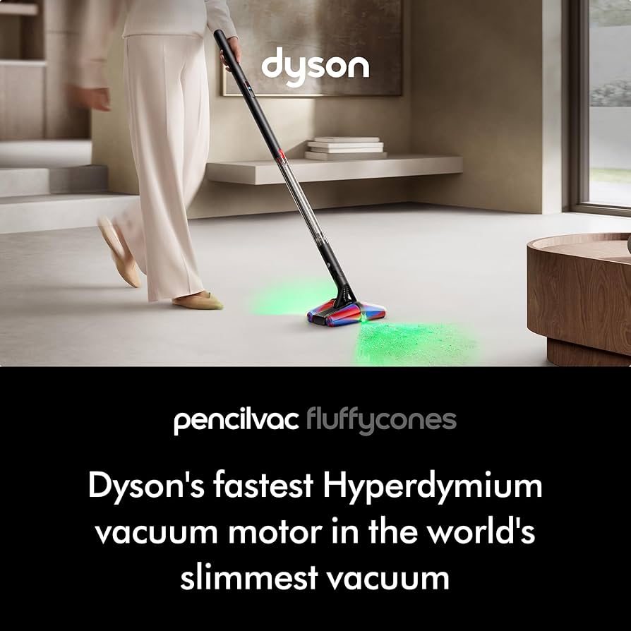 Amazon.com - Dyson PencilVacᵀᴹ Fluffycones Cordless Vacuum