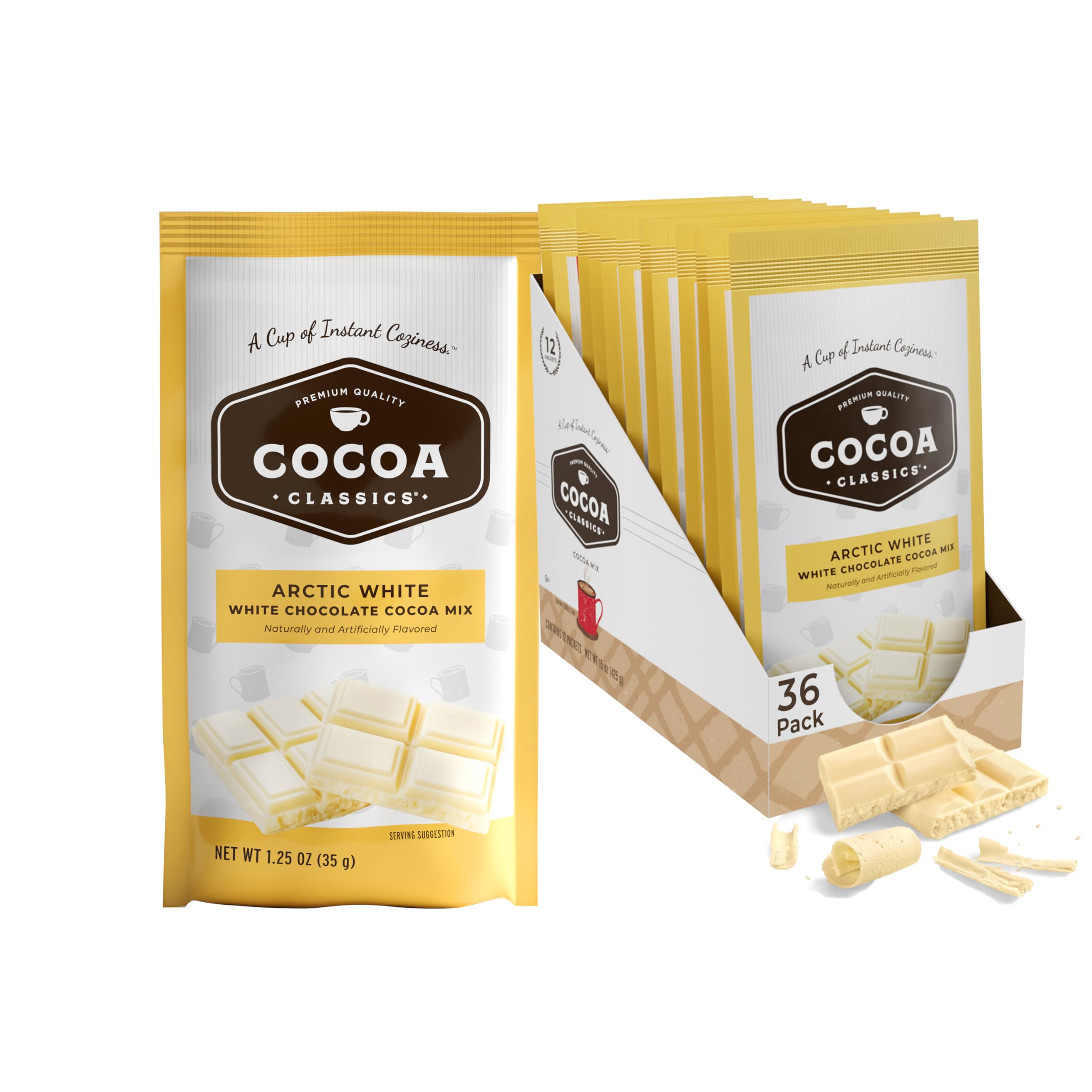 Amazon.com : Cocoa Classics Arctic White Cocoa Mix, Hot Chocolate