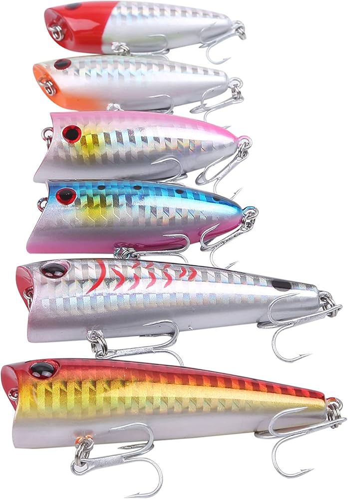 Amazon.co.jp: ポッパー ルアー フローティング トップウォーター 6g