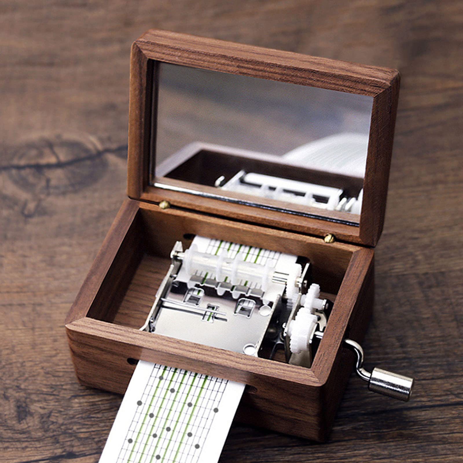 Amazon | 手回しオルゴール自分で曲を作る DIY 音楽ツールキット 15