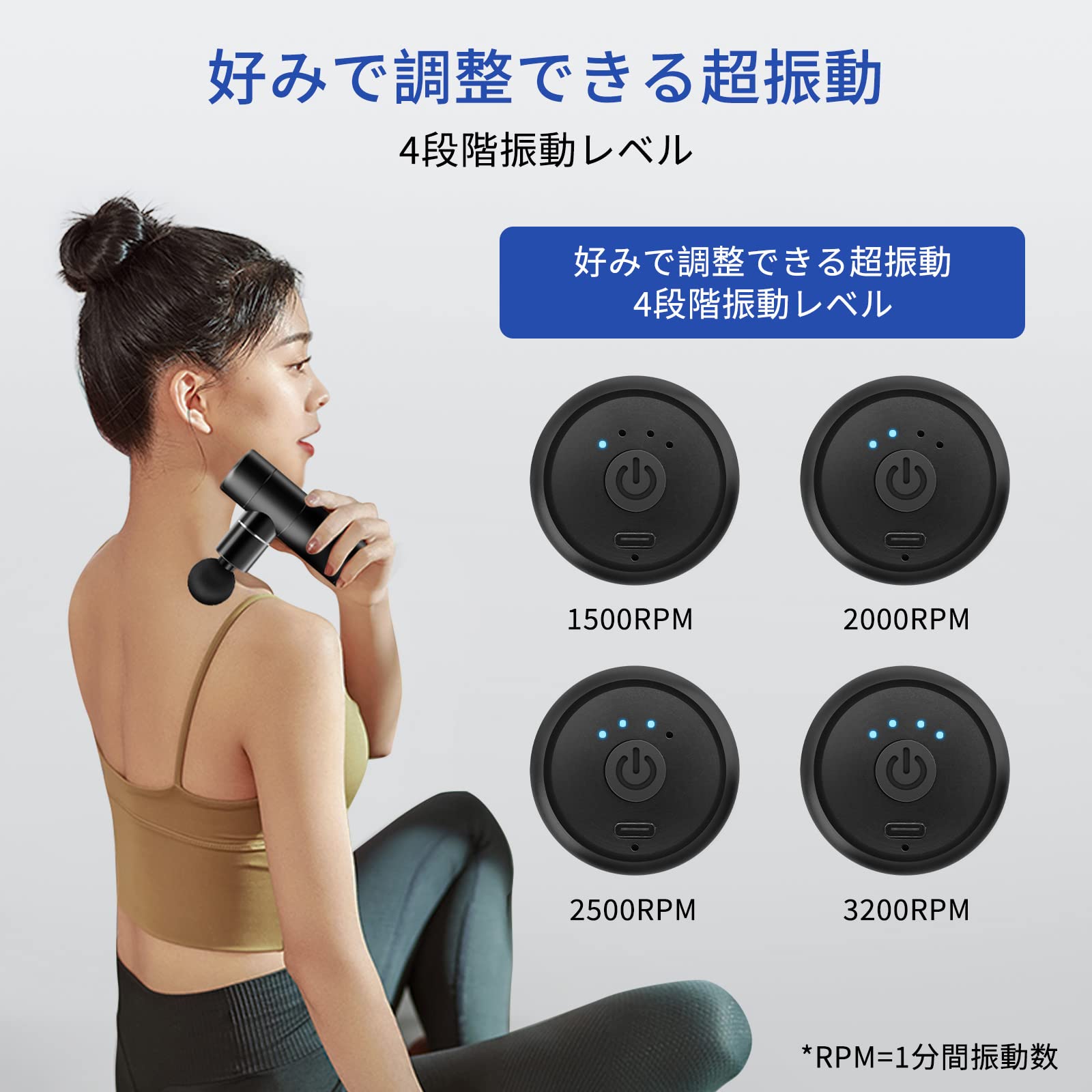 Amazon | SOOOO 筋膜リリースガン ミニ筋トレガン MINI ガン 筋肉