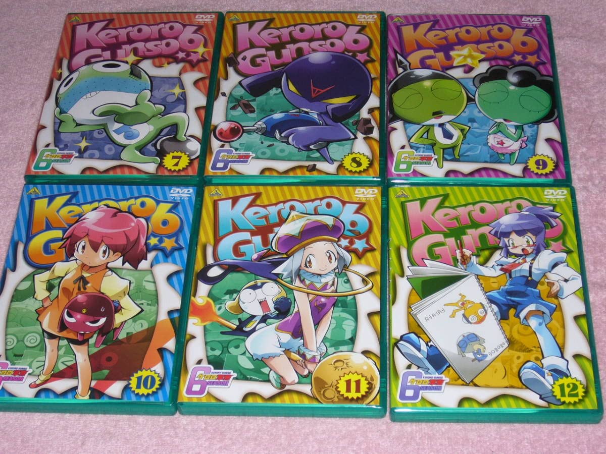 Amazon.co.jp: DVD ケロロ軍曹 6シーズン 全13巻 BOX欠品 : ホビー