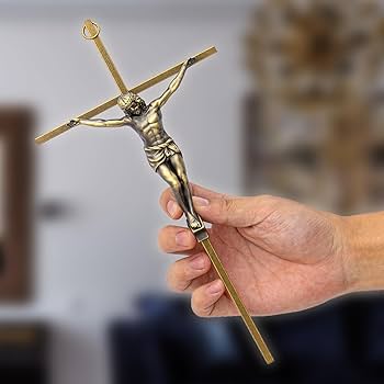 Amazon.com: KUXBET Crucifix Wall Cross, Metal Vintage Wall Hanging