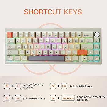 Amazon | EPOMAKER CIDOO V65 V2 ゲーミングキーボード ワイヤレス