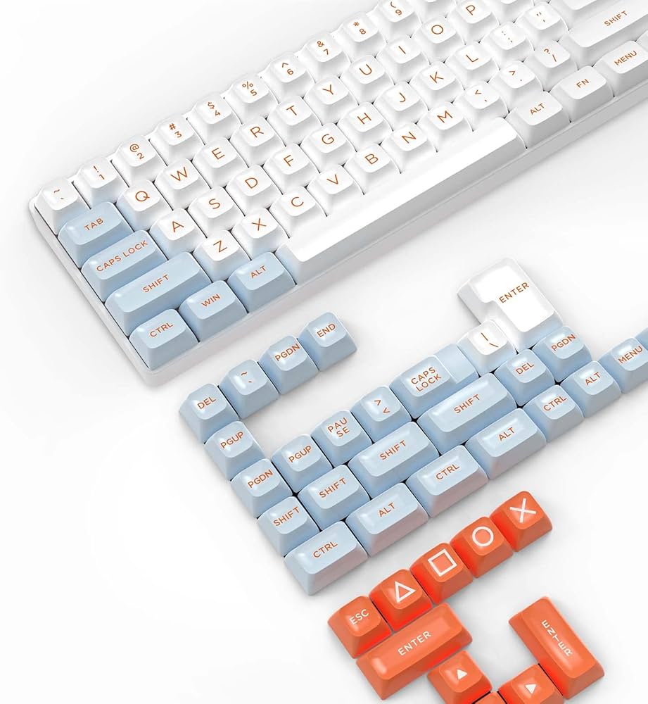 Amazon | ゲーミングキーキャップ PBT ダブルショット二色成型 149キー