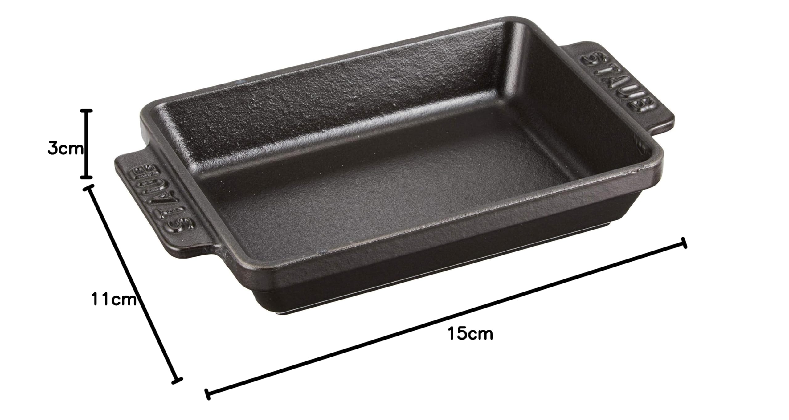 staub ストウブ ミニ レクタンギュラー 2枚 Staub（ストウブ