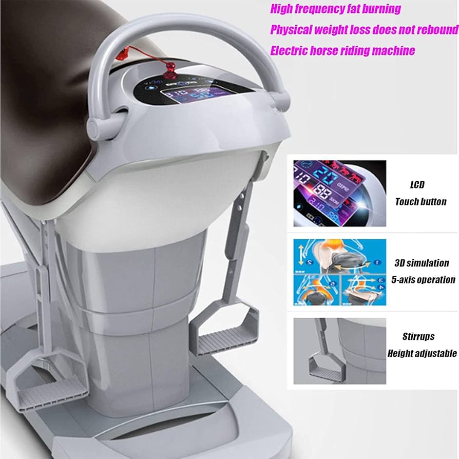 Amazon | 電気乗馬マシン、家庭用フィットネス機器、脂肪燃焼および