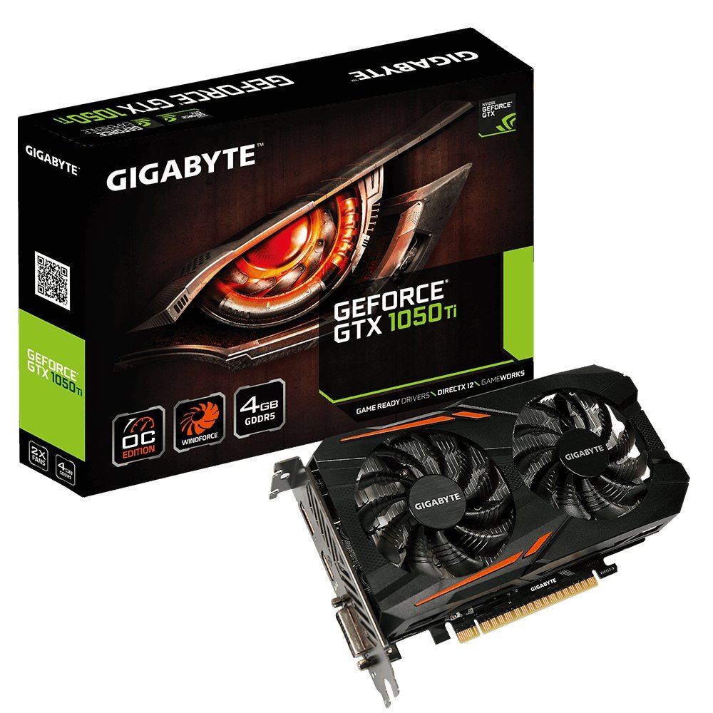 Amazon | (GV-N105TOC-4GD) - Gigabyte GeForce GTX 1050 Ti 4 GB