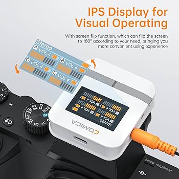 Amazon.co.jp: Comica Vimo Q Micrófono 送信機4台+受信機1台