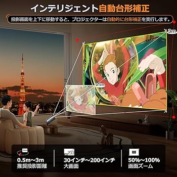 Amazon.co.jp: Zyvrex プロジェクター 家庭用【Android TV搭載