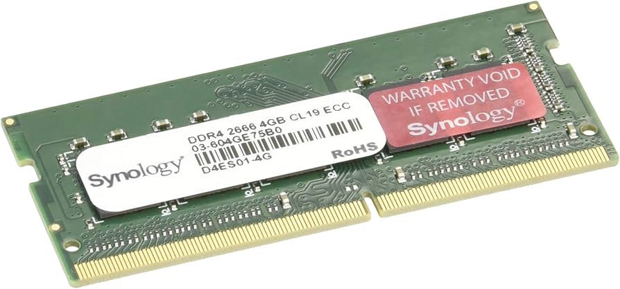 Amazon.com: Synology SODIMM ECC RAM DDR4 4GB (D4ES01-4G) : Electronics