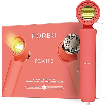 FOREO PEACH 2 IPL Hair Removal Device for Smooth Skin - 10-Min