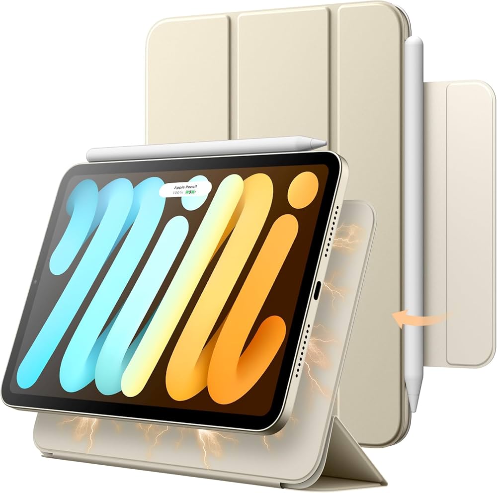 Amazon.com: JETech Magnetic Case for iPad mini (A17 Pro, 2024