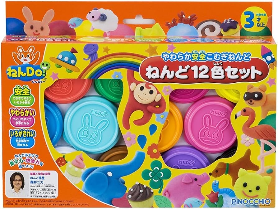 Amazon | ねんDo! ねんど12色セット | 粘土 通販