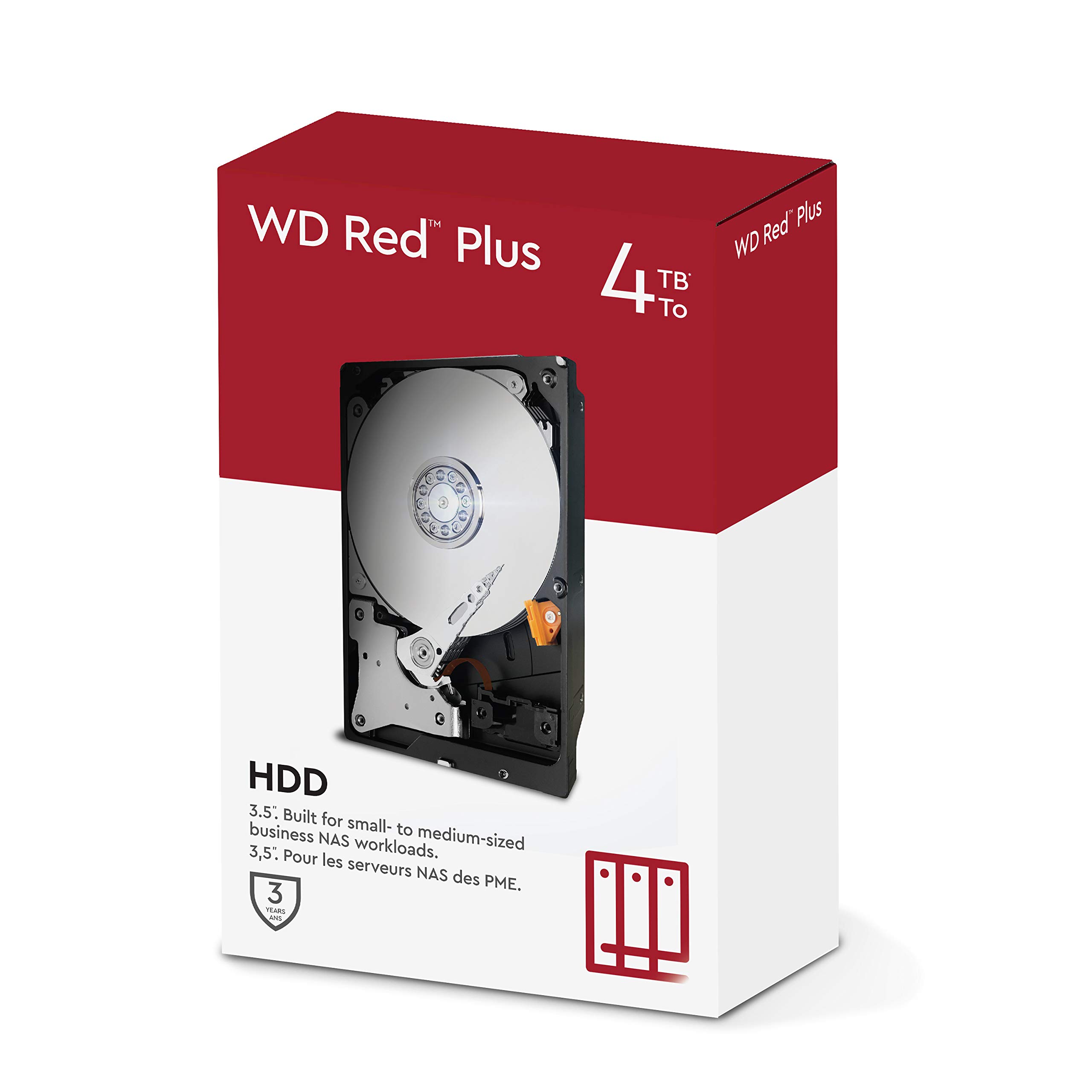 Amazon | WD Red Plus 4TB NAS 3.5インチ 内蔵ハードドライブ - 5,400