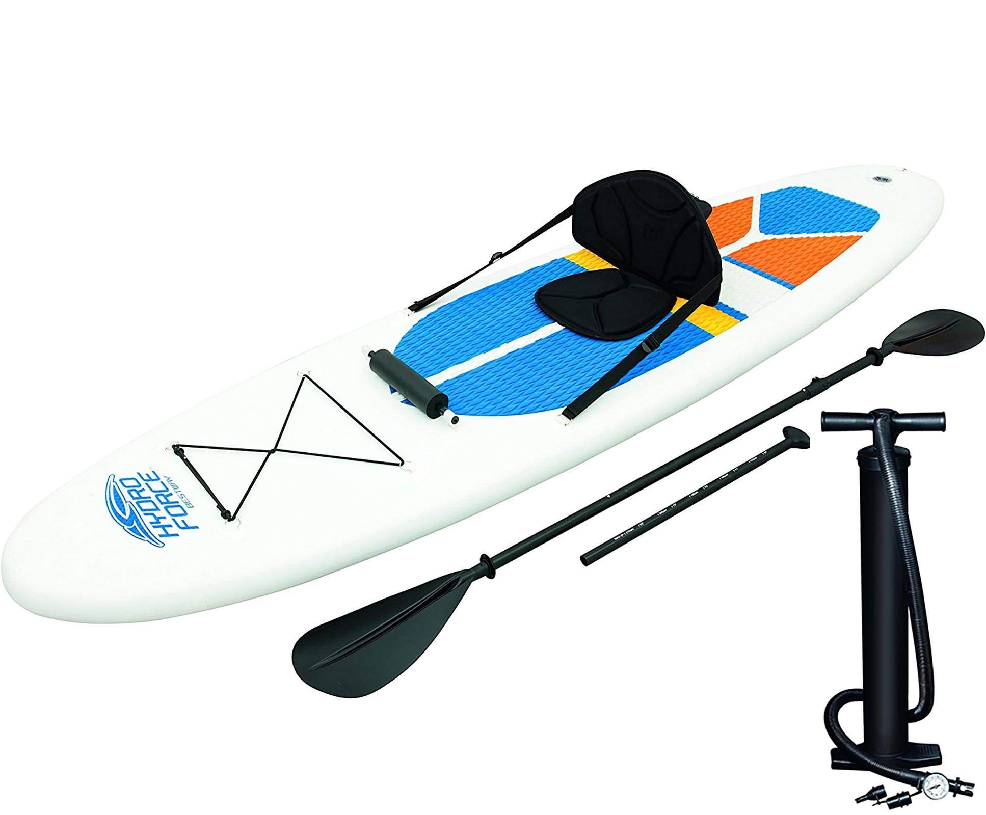 Amazon.com : Bestway Hydro-Force White Cap 10 Foot Inflatable SUP