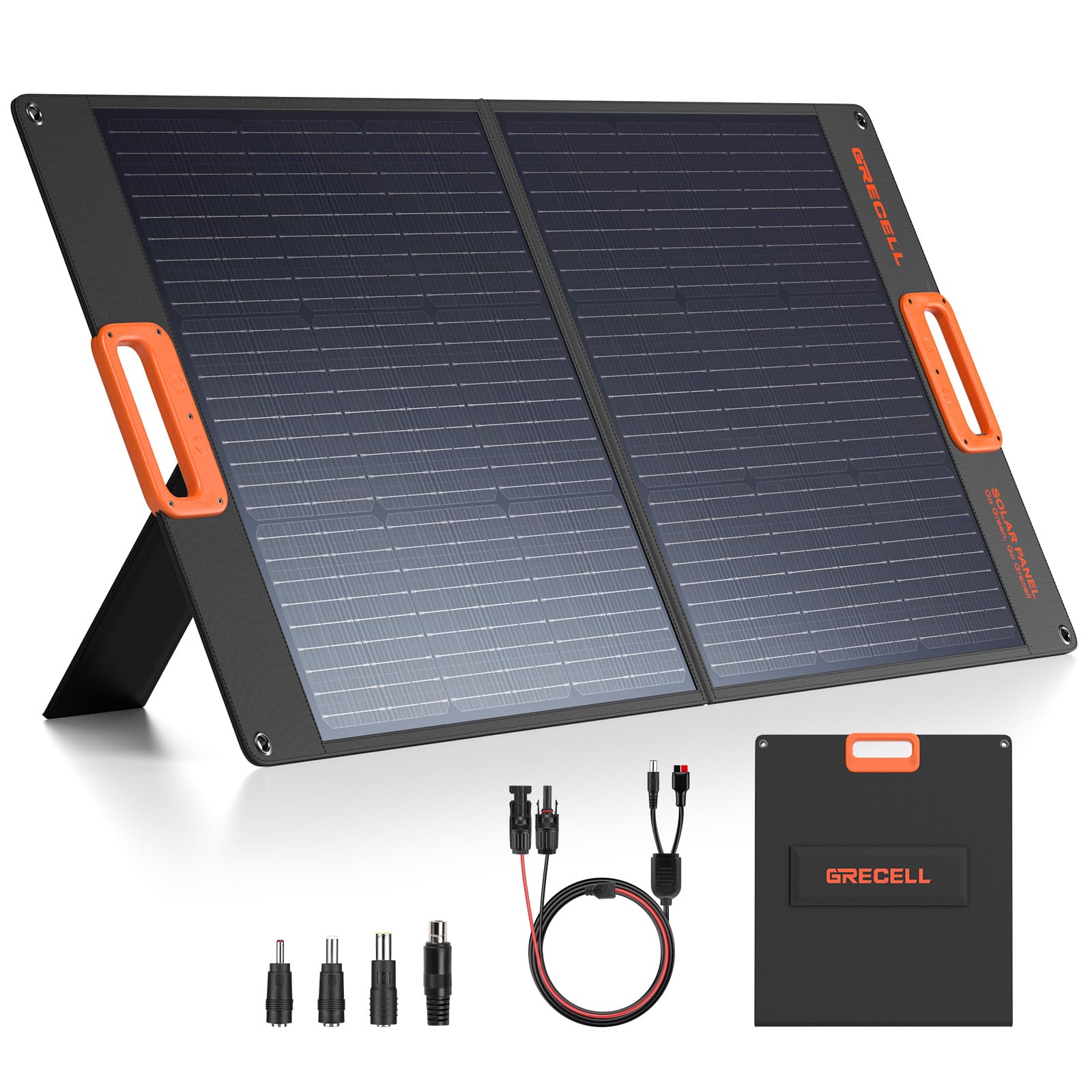 Amazon.co.jp: ソーラーパネル100W GRECELL 折りたたみソーラー