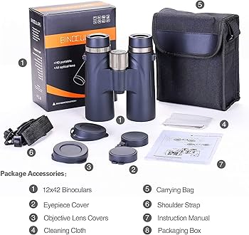 Amazon.com: MMAXZ 12x42 Compact Binoculars High Power Binoculars