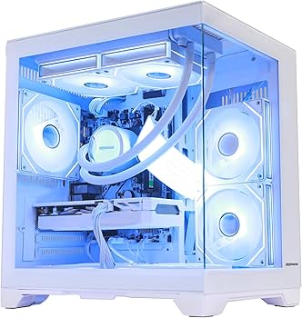 Amazon.co.jp: 純白モデル ゲーミングデスクトップパソコン AMD Ryzen