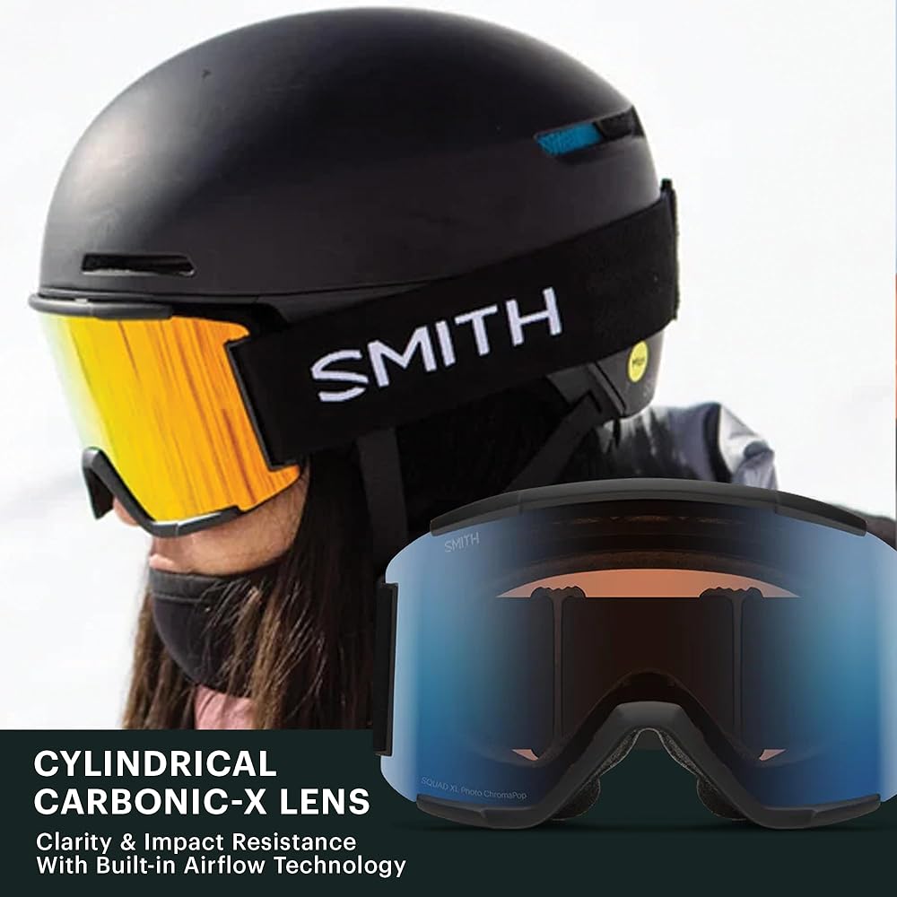 Amazon.com : SMITH Squad XL Snow Goggles with ChromaPop Lens