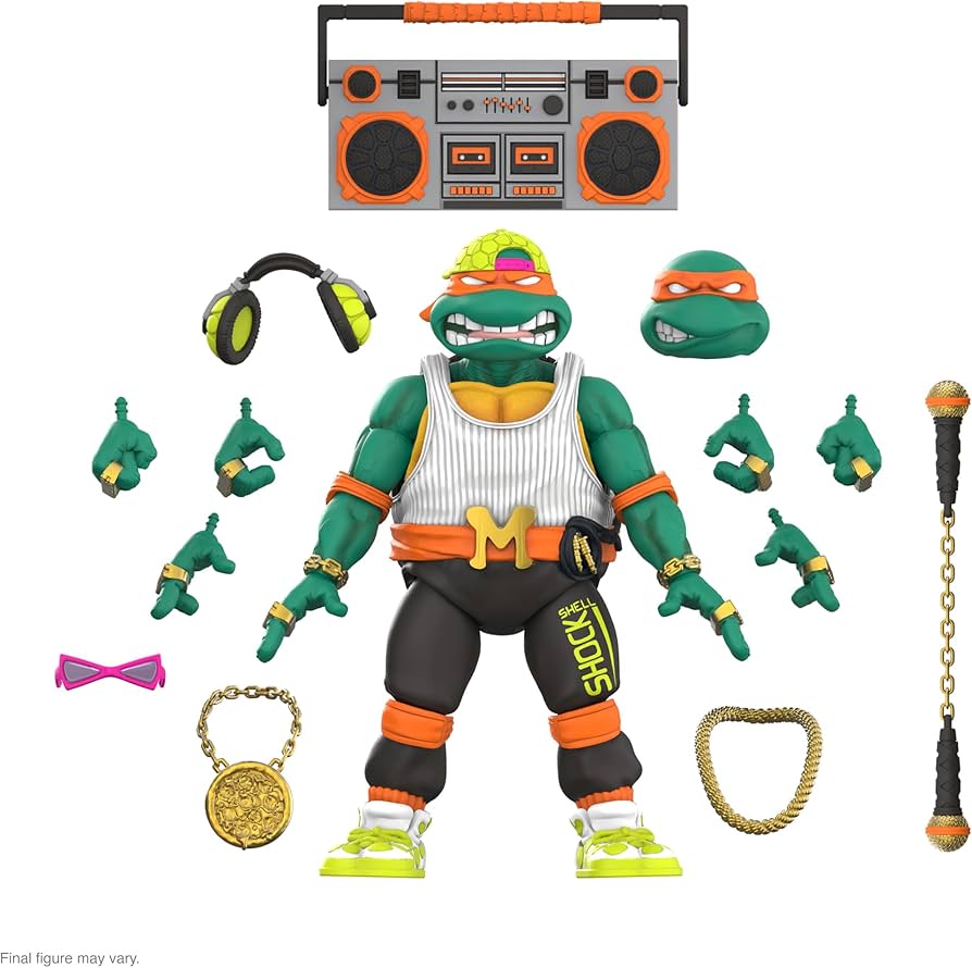 Amazon.com: Super7 ULTIMATES! Teenage Mutant Ninja Turtles Rapper