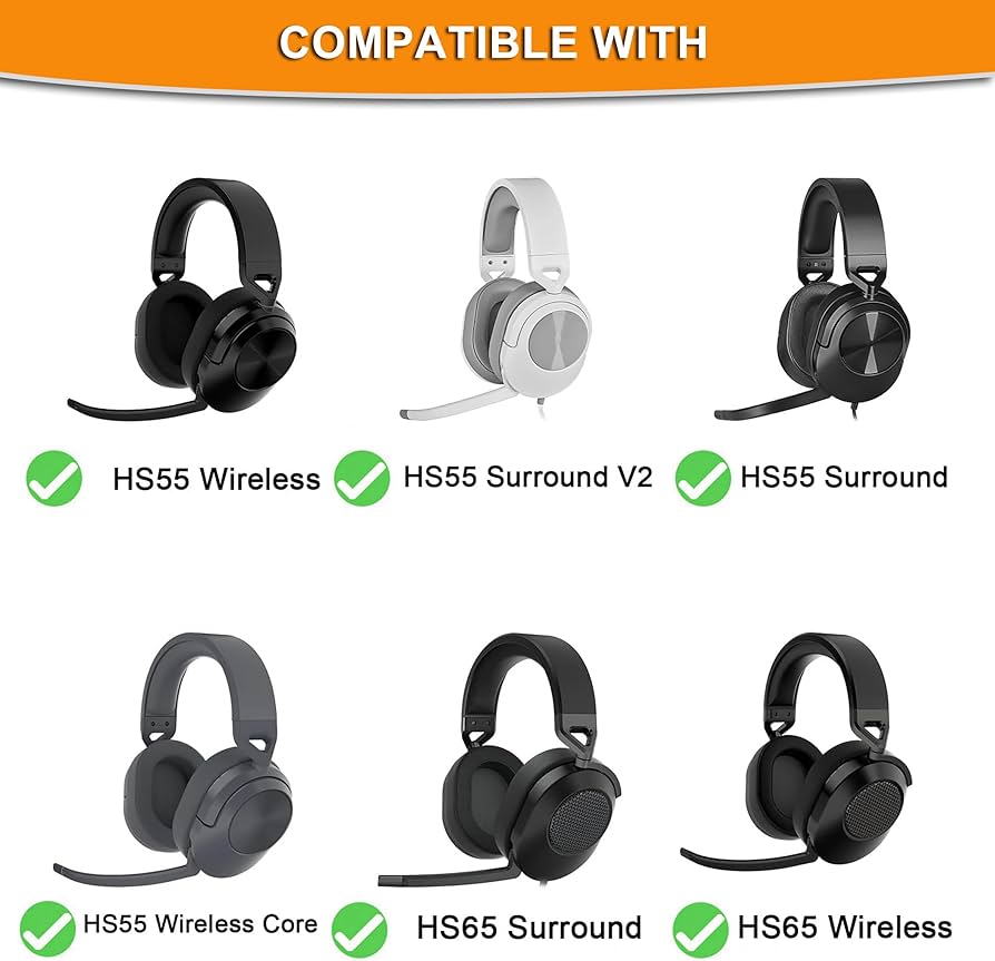 Amazon | defean HS65 HS55 イヤーパッド 交換用イヤーパッド カバー