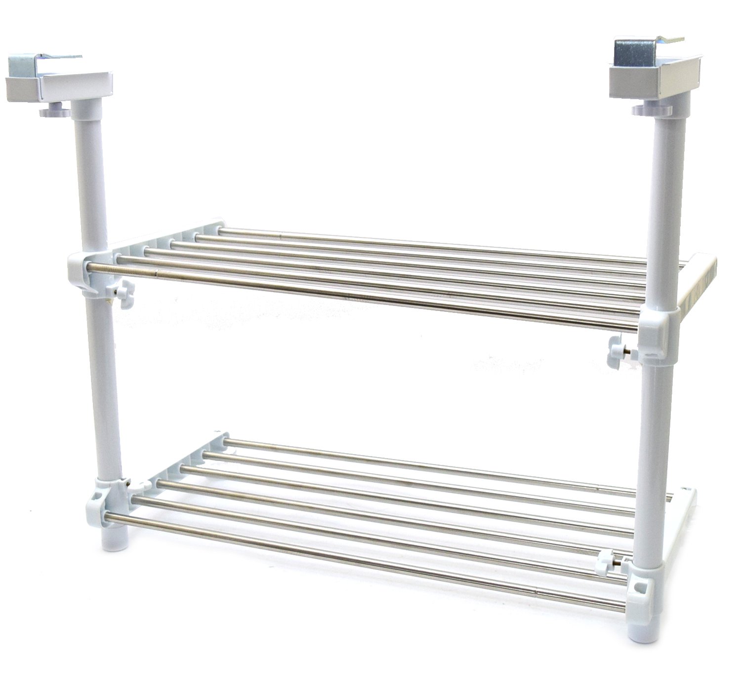 Amazon.co.jp: 高儀 TAKAGI ステンレス 伸縮吊り下げ キッチンラック 2