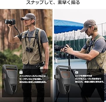 Amazon.co.jp: [PGYTECH] カメラストラップ マスター ハーネス