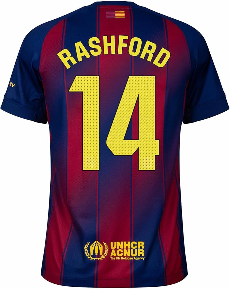 Amazon.com: Barcelona Jersey Rashford 14 – Classic Club Colors