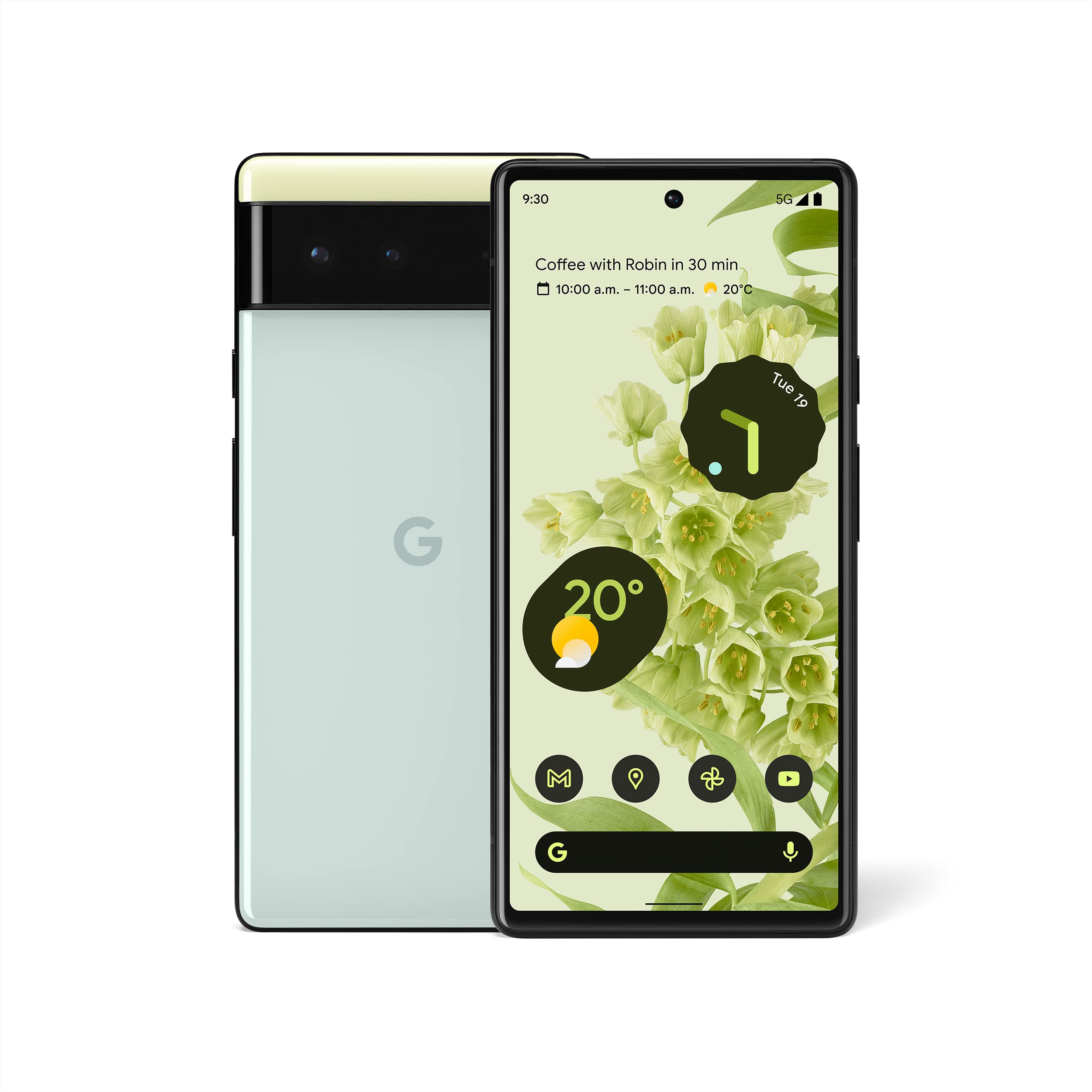 Amazon | 【整備済み品】 Google Pixel 6 GR1YH 128GB Sorta Seafoam