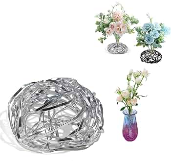 緑彩くし文つる付花生 花器 花入 緑彩くし文つる付