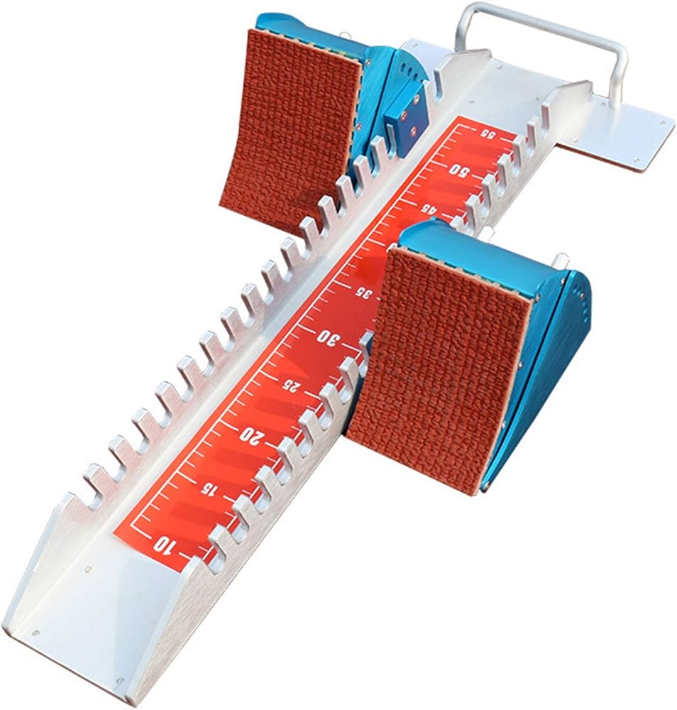 Amazon | スターティングブロック 陸上競技 短距離 64*31*13cmスター